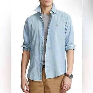 Polo by Ralph Lauren Light Blue Casual Shirt